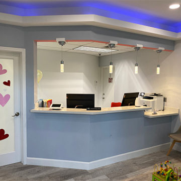 Beautiful reception of LUV Pediatric Dentistry